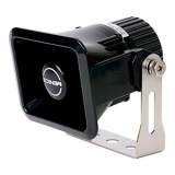 MSP-TBM-FF(B) 12VDC Миниатюрный звуковой оповещатель, крепление кронштейном, размер 110 мм х 88 мм х 115 мм, питание 100-240VAC, звуковое давление 100 + 5 дБ, IP65, цвет черный