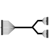 UC-ET010-24D Экранированный кабель 1 м с разъемами IDC 40P – 2Х20P для цпу AS300 (рекомендуемый аксессуар для цпу: либо данный кабель, либо клеммный модуль UB-10-ID16A)