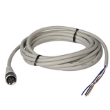 CID4-3R разъем М12х1 с кабелем 3м, 4pin, прямой, для барьеров безопасности на приемник. цвет серый