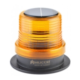 SNT-915-SL-3  Светосигнальный автономный маяк D=90мм, работающий на солнечной батарее, мигающее свечение (работает только в темноте), Аккумулятор NI-MH, 2шт тип AA, 1,2V 1300mA, Цвет: Желтый, Solar Panel, IP65.