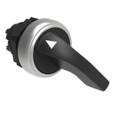 LPCS220 Переключатель пластиковый d=22 мм, с длинной ручкой (без крепежного основания ..AU120), 2 положения с фиксацией 0-1