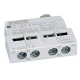 11SMX2011 Блок вспомогательных контактов, фронтальная установка, 1NO+1NC