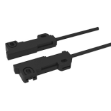 PFT-R01 Датчик оптоволоконный на пересечении луча..с широким окном детектирования 2x11мм, расстояние барьера 700...1200 мм  (T-тип), кабель 2м