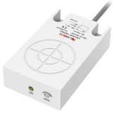 CE07SF05DNC Емкостной датчик, прямоугольный тип, чувствит. часть сверху, размер 30x50x7мм, выход NPN НЗ, расст. сраб. Sn=5 мм, питание 10…30VDC, макс частота 60Гц, IP67, кабель 2 м