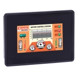 LRHA04 Панель оператора с графическим сенсорным TFT-экраном 4,3 дюйма, 24 VDC, ETHERNET, RS232/RS485/RS422, USB