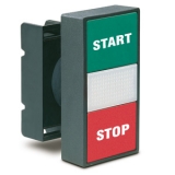 8 LP2T BL7133 Толкатель кнопок двойной зелен./красн. Start/Stop