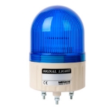 ASGF-02-B Сигнальный маяк d=86×131мм, монтаж на шпильках 3×M4, модуль с лампой накаливания (BA15S) мигающего свечения: синий, питание 24VAC/DC, IP42