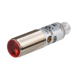 BRQM100-DDTA-C-P Фотодатчик цилиндрического типа, диффузионный, корпус латунь М18х1, выход PNP, питание 10-30VDC, расст. сраб. до 100 мм, Инфр. 850 нм, реж. работы - на свет / на затемнение, с рег. чувств. IP67, с разъёмом на корпусе M12.