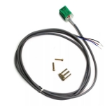 PS-05P Датчик индуктивный в прямоугольном корпусе размер 17x17x28.9 мм, Раст сраб до 5 мм. Выход PNP НО, Питание 12-24VDC, индикатор, кабель 2м  IP-67